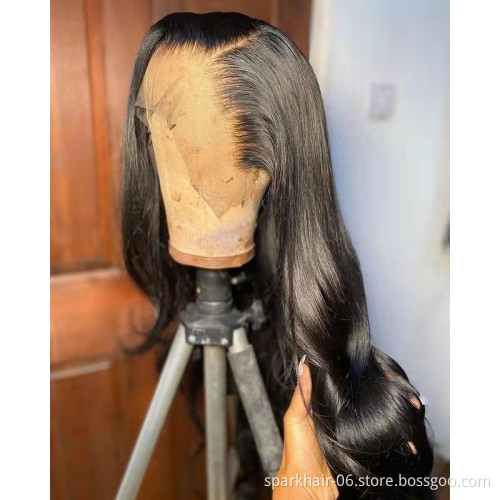 Longest 40 Inch Raw 13x6 Body Wave Transparent HD 360 Lace Frontal Brazilian Pre-Plucked Body Short Full Lace Human Hair Wigs